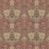Honeysuckle and Tulip Tapete in Red/Gold von Morris & Co
