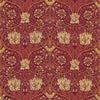 Honeysuckle & Tulip tejido en Brick/Russet de Morris & Co