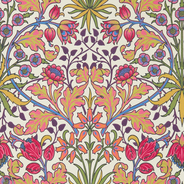 Hyacinth wallpaper in Cosmo Pink by Morris & Co