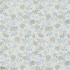 Jasmine behang in Ecru/Woad van Morris & Co