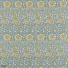 Kennet tessuto in Sea Blue/Lichen di Morris & Co
