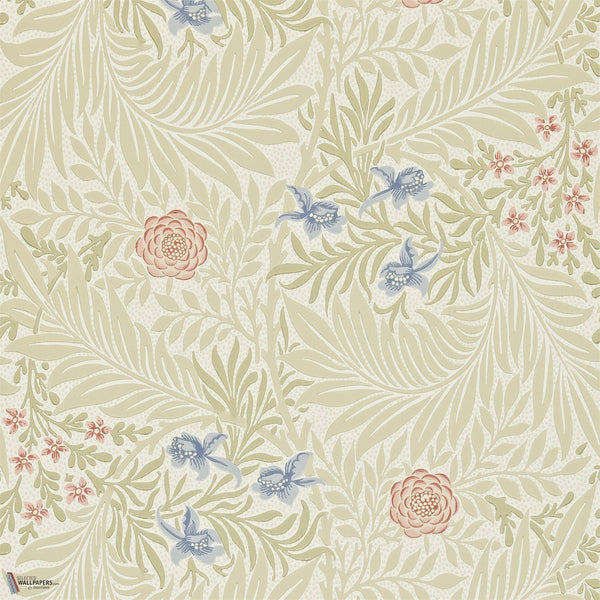 Larkspur behang in Manilla van Morris & Co