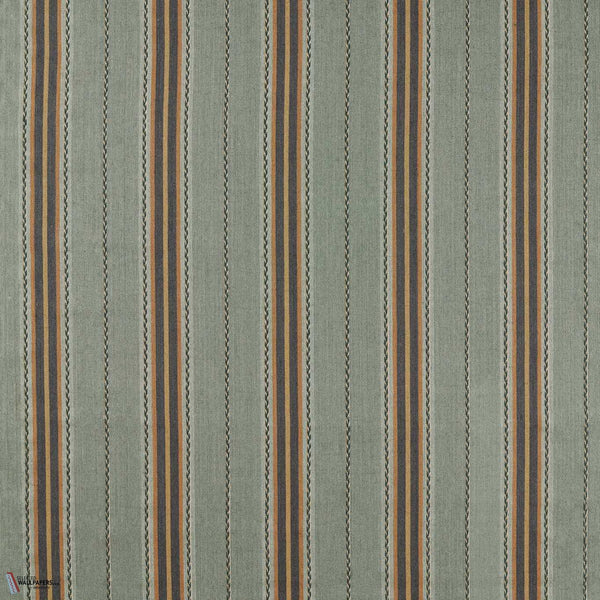 Lechlade Stripe tissu en Bayleaf/Ochre de Morris & Co