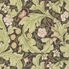 Leicester behang in Chocolade/Olive van Morris & Co