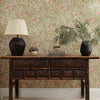 Leicester behang in Marble/Rose van Morris & Co