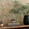 Leicester behang in Marble/Rose van Morris & Co