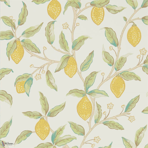 Lemon Tree wallpaper in Bay Leaf by Morris & Co