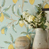 Lemon Tree wallpaper in Wedgewood by Morris & Co