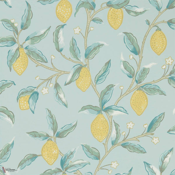 Lemon Tree wallpaper in Wedgewood by Morris & Co