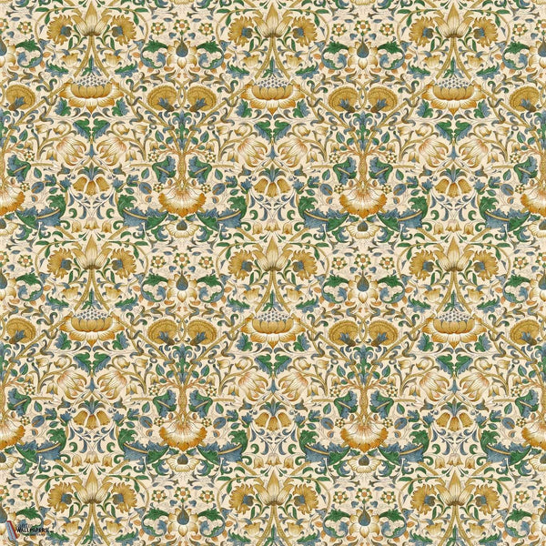 Lodden tessuto in Manilla/Bayleaf di Morris & Co