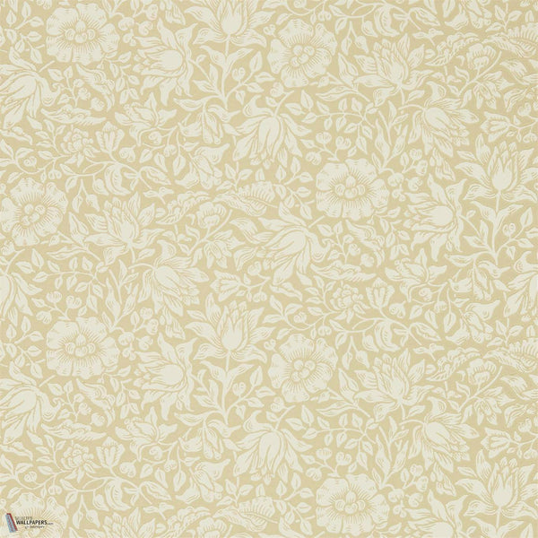 Mallow behang in Soft Gold van Morris & Co