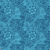 Marigold behang in Navy van Morris & Co