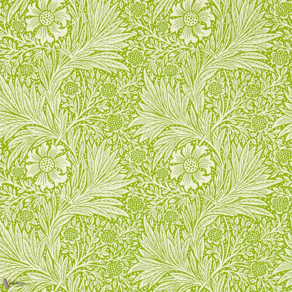 Marigold behang in Sap Green van Morris & Co