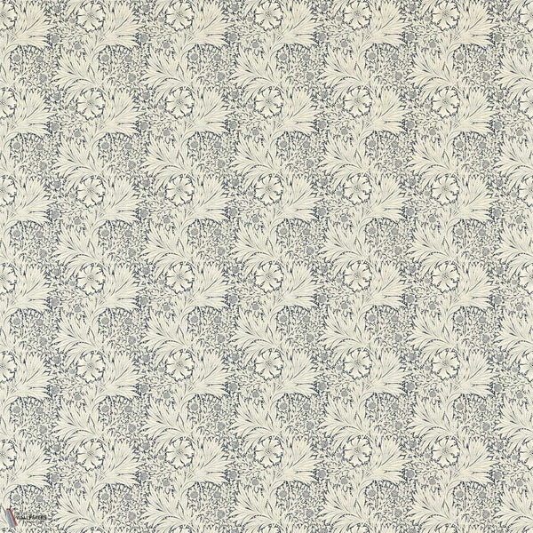 Marigold Stoff in Indigo von Morris & Co
