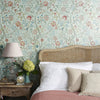Mary Isobel behang in Pink/Ivory van Morris & Co
