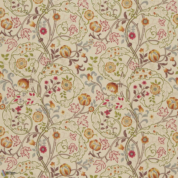 Mary Isobel Stoff in Rose/Slate von Morris & Co