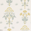 Meadow Sweet behang in Gold/Slate van Morris & Co