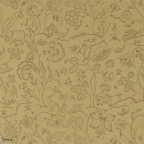 Middlemore wallpaper in Antique Gold by Morris & Co