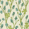 Monkshood wallpaper in Aqua/Peashoot by Morris & Co