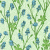 Monkshood wallpaper in Cobalt/Goblin Green by Morris & Co