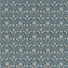 Morris Bellflowers behang in Indigo/Linen van Morris & Co