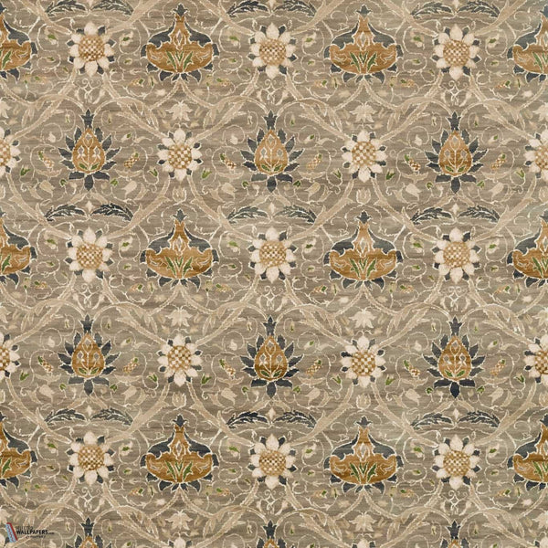 Montreal Velvet Stoff in Grey/Charcoal von Morris & Co