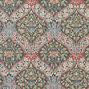 Norbury behang in Brick/Teal van Morris & Co