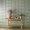 Oak & Blossom Tapete in Thyme/Woad von Morris & Co