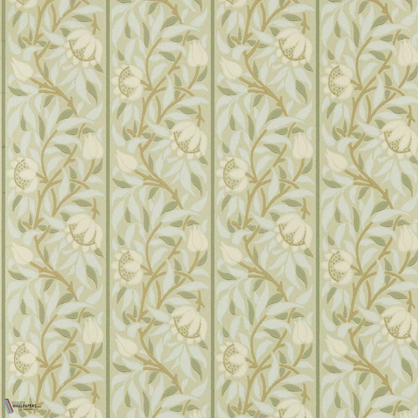 Peony Trellis wallpaper in Sage by Morris & Co
