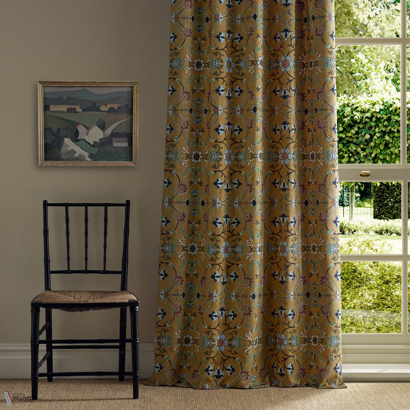 Persian Scroll Embroidery tejido de Morris & Co interior