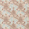 Persian Tulip wallpaper in Umber/Mineral Blue by Morris & Co