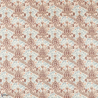 Persian Tulip Umber/Mineral Blue
