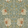 Pimpernel behang in Bayleaf/Chalk van Morris & Co