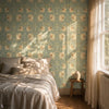 Pimpernel papier peint en Bayleaf/Chalk de Morris & Co