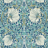 Pimpernel wallpaper in Cobalt/Mineral by Morris & Co
