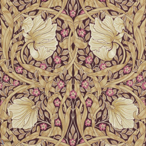 Pimpernel papier peint en Fig/Sisal de Morris & Co