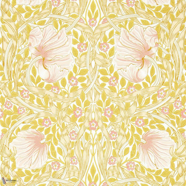 Pimpernel papier peint en Sunflower Pink de Morris & Co