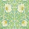 Pimpernel papier peint en Weld/Leaf Green de Morris & Co