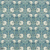 Pimpernel fabric in Cobalt/Mineral by Morris & Co