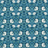Pimpernel fabric in Midnight/Opal by Morris & Co