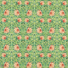 Pimpernel fabric in Shamrock/Watermelon by Morris & Co