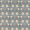 Pimpernel fabric in Woad/Coral by Morris & Co