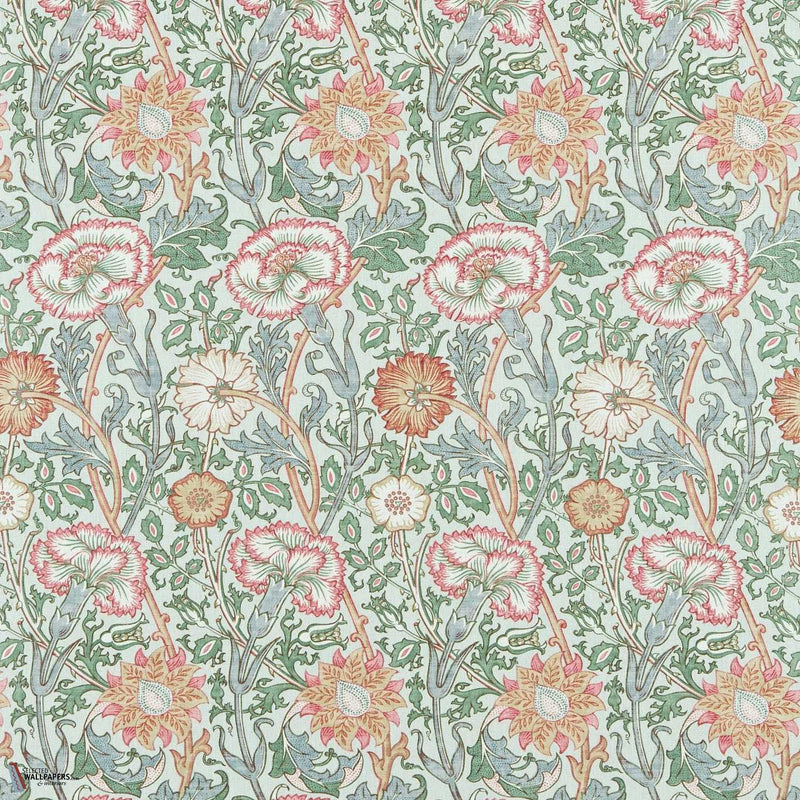 Pink & Rose Stoff in Eggshell/Rose von Morris & Co