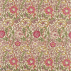 Pink & Rose tessuto in Manilla/Wine di Morris & Co
