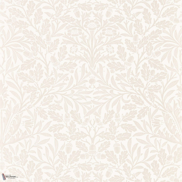Pure Acorn behang in Ivory/Pearl van Morris & Co
