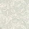 Pure Bachelor's Button behang in Grey Blue van Morris & Co
