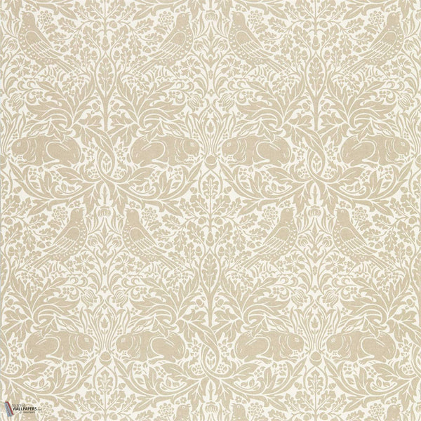 Pure Brer Rabbit wallpaper in Linen by Morris & Co