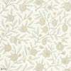 Pure Fruit behang in Poppy/Grey van Morris & Co