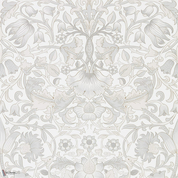 Pure Lodden behang in Chalk/Eggschell van Morris & Co