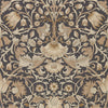 Pure Lodden behang in Charcoal/Gold van Morris & Co